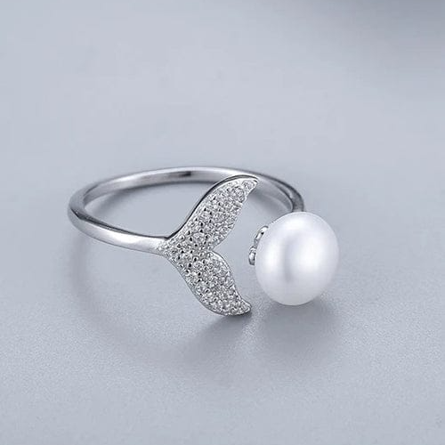 Mermaid Pearl Ring – Ocean Magic in Every Sparkle