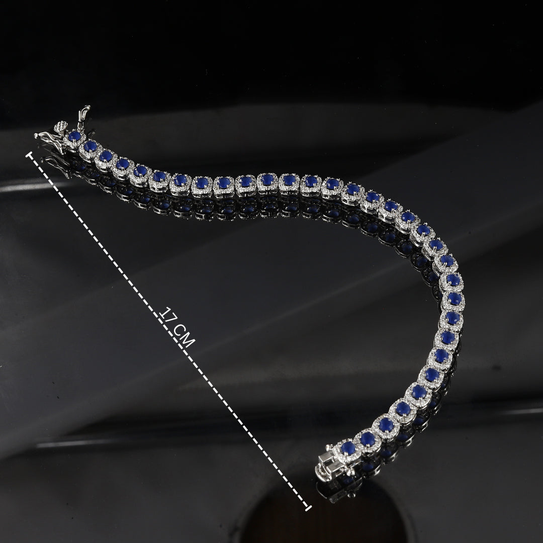 Mini One Line American Diamond Loose Bracelet – Subtle Sparkle, Everyday Elegance