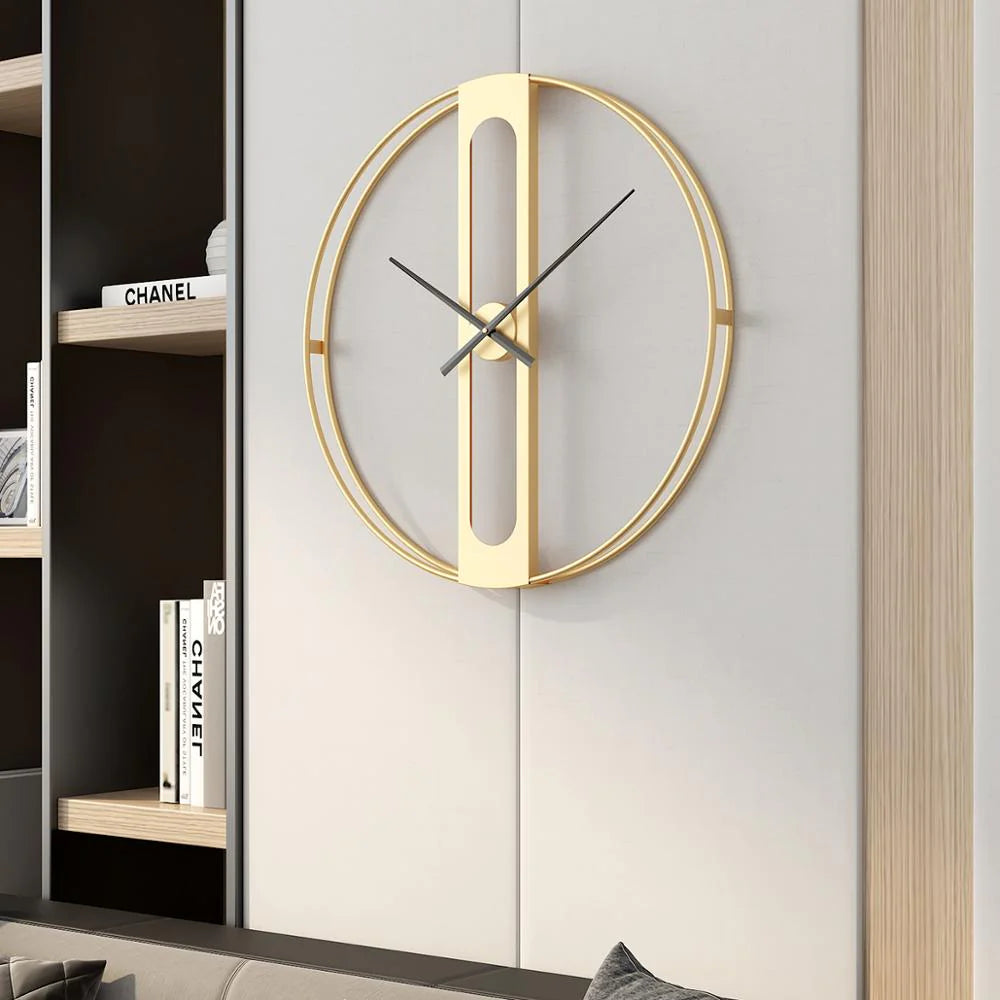 Modern Gold Wall Clock – A Touch of Luxury for Your Space