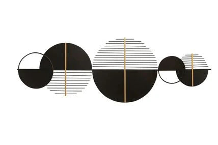 Modern Metal Black Wall Art – A Bold Statement of Contemporary Style