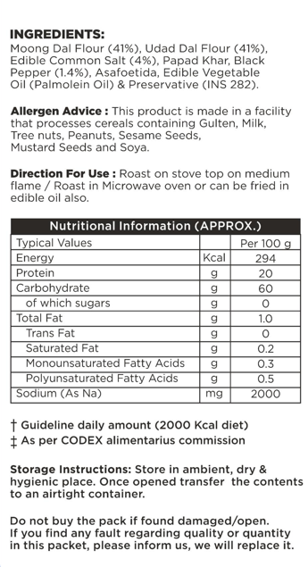 Moong Papad – 7 Inches of Crispy Indian Tradition