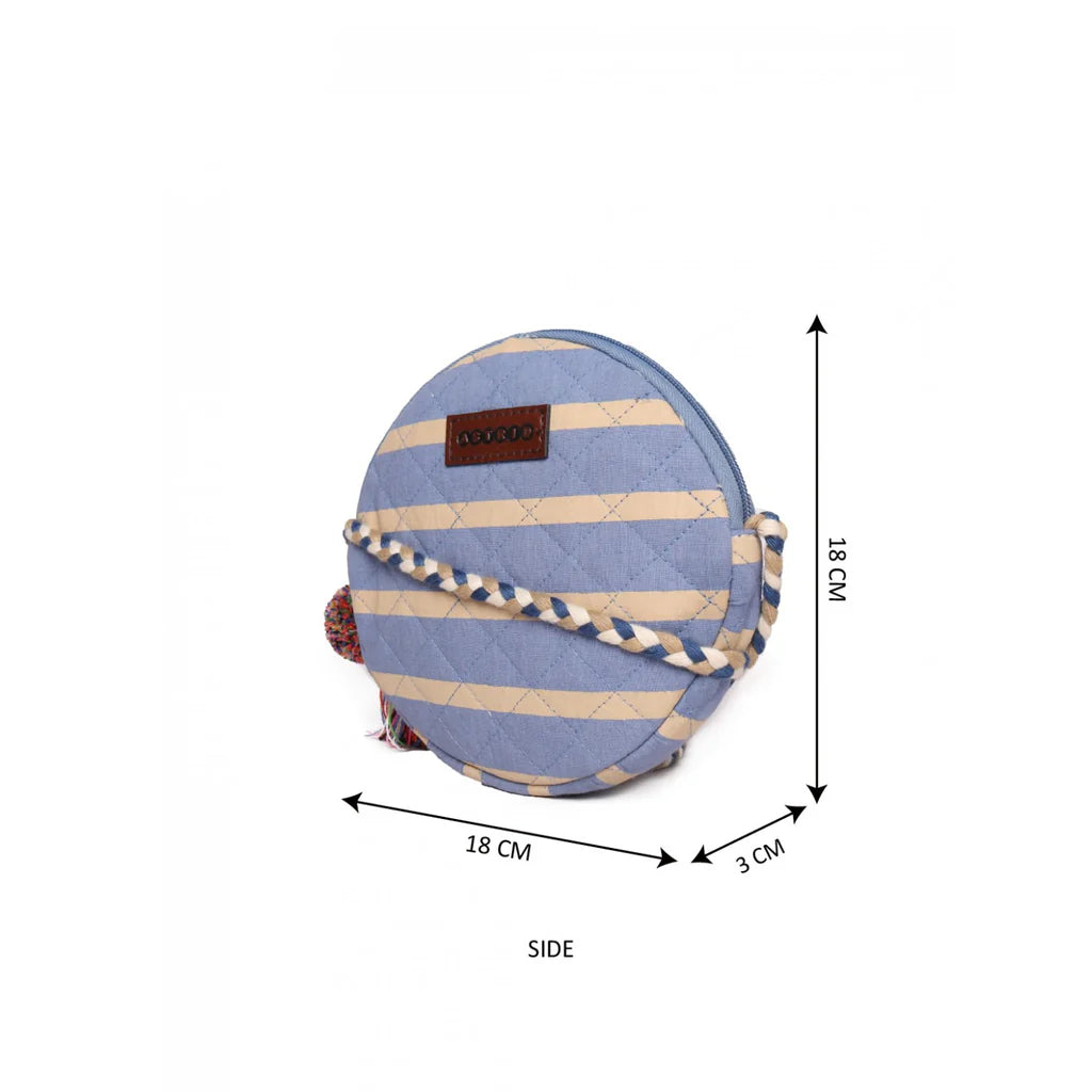 Multi-Color Cotton Sheeting Women's Sling Bag – A Perfect Blend of Style & Comfort
