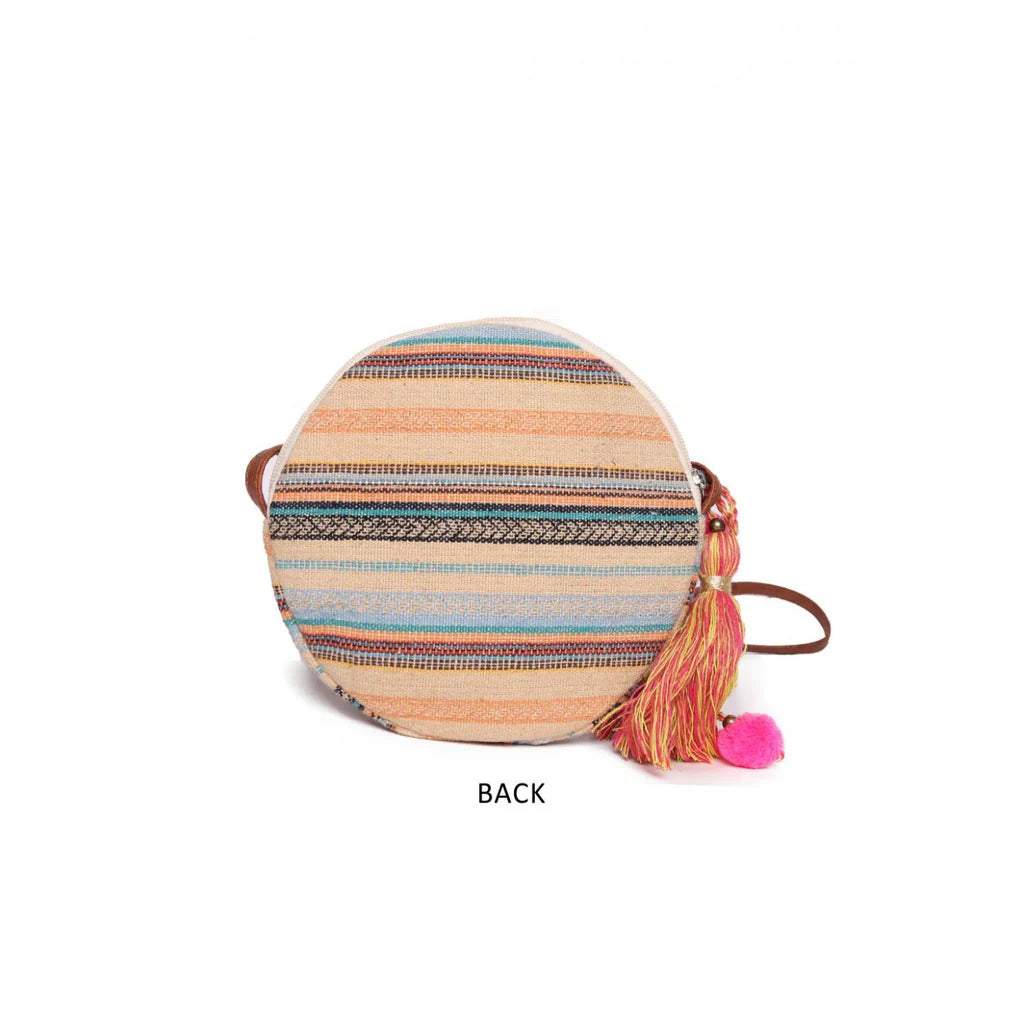Multi-Color Jacquard Women's Sling Bag – Elegant & Functional Everyday Companion