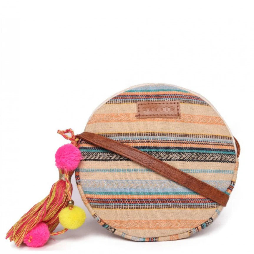 Multi-Color Jacquard Women's Sling Bag – Elegant & Functional Everyday Companion