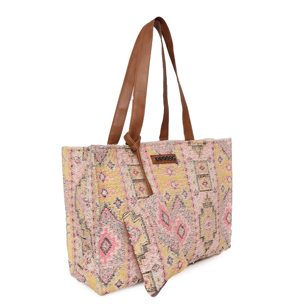 Multi-Color Poster Bags with PU Handle and Hanging Pouch – Stylish and Convenient for Every Occasion