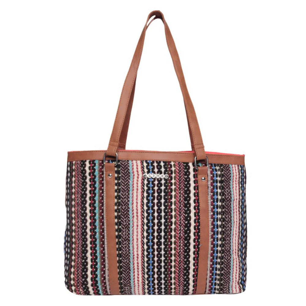 Multi-Color Shopper Bag with PU Handle – A Perfect Fusion of Style & Utility
