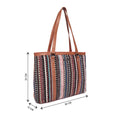Multi-Color Shopper Bag with PU Handle – A Perfect Fusion of Style & Utility