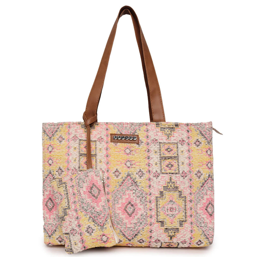 Multi-Color Poster Bags with PU Handle and Hanging Pouch – Stylish and Convenient for Every Occasion