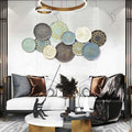 Multicolor Wall Plates Metal Wall Art – Vibrant Elegance for Your Walls