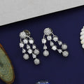 Multicut American Diamond Silverpolish Necklace – Unmatched Brilliance with a Modern Twist