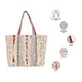 Natural Color Shopper Bag with Webbing Handle – A Perfect Blend of Style & Durability