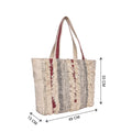 Natural Color Shopper Bag with Webbing Handle – A Perfect Blend of Style & Durability