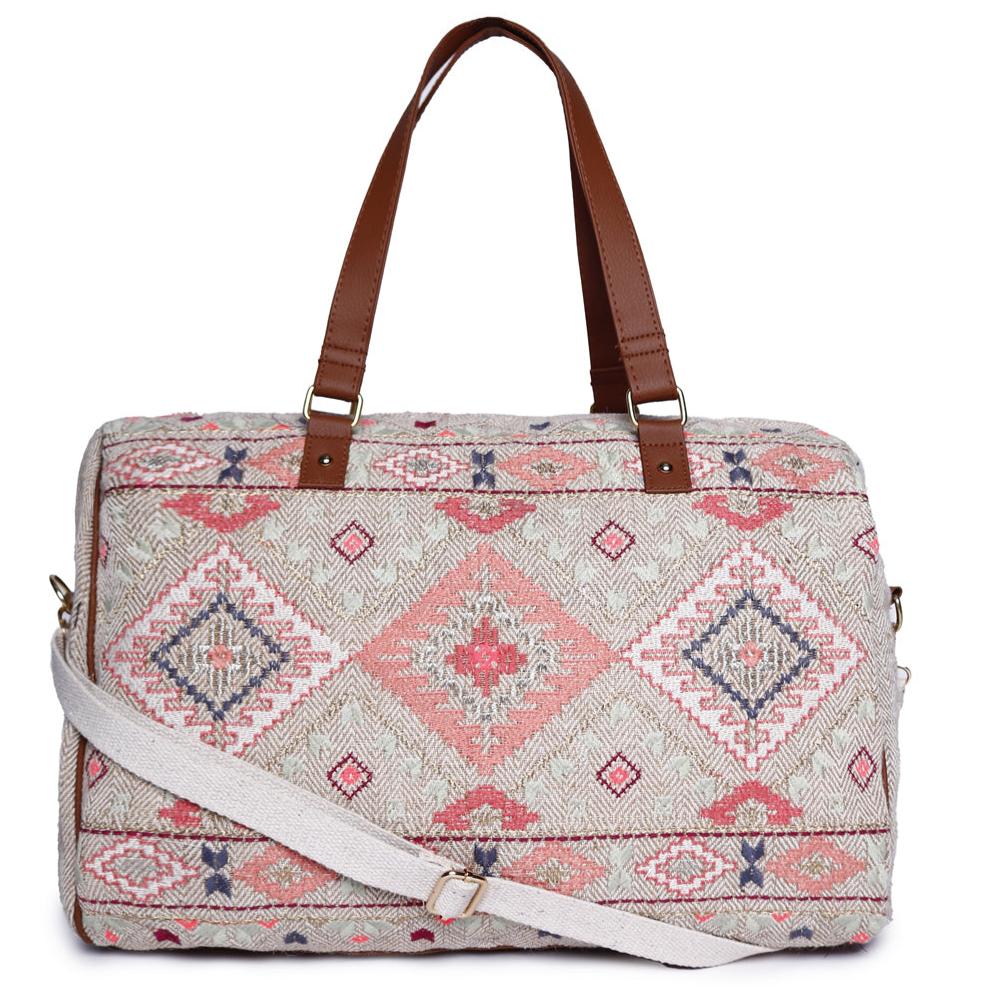 Natural Cotton Jute Women’s Weekender Bag – A Stylish and Eco-Friendly Travel Essential