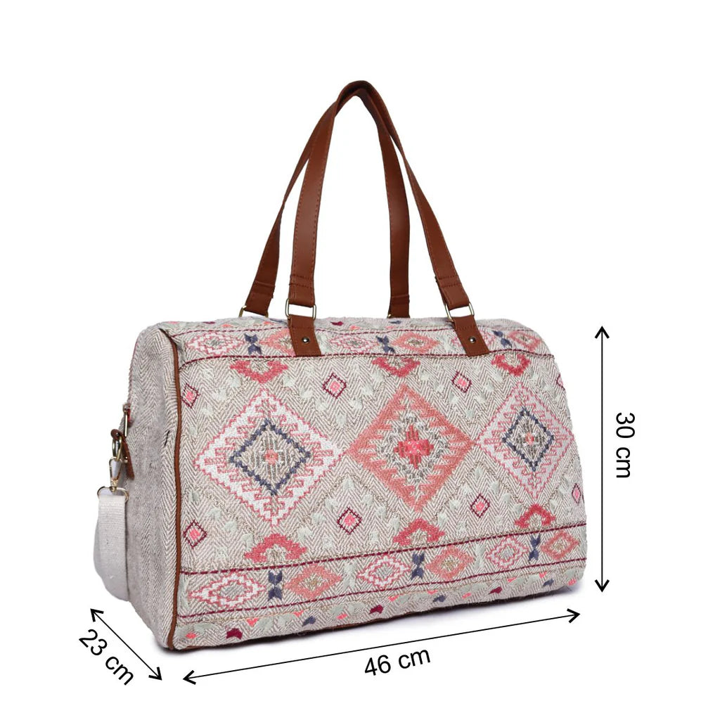 Natural Cotton Jute Women’s Weekender Bag – A Stylish and Eco-Friendly Travel Essential