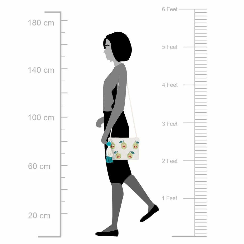 Natural Mesh Fabric Crossbody Sling Bag with Cotton Cord Long Handle – Stylish, Practical, and Eco-friendly