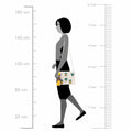 Natural Mesh Fabric Crossbody Sling Bag with Cotton Cord Long Handle – Stylish, Practical, and Eco-friendly