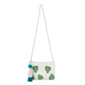 Natural Mesh Fabric Crossbody Sling Bag with Cotton Cord Long Handle – Stylish, Practical, and Eco-friendly