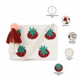 Natural Mesh Fabric Crossbody Sling Bag with Cotton Cord Long Handle – Stylish, Practical, and Eco-friendly