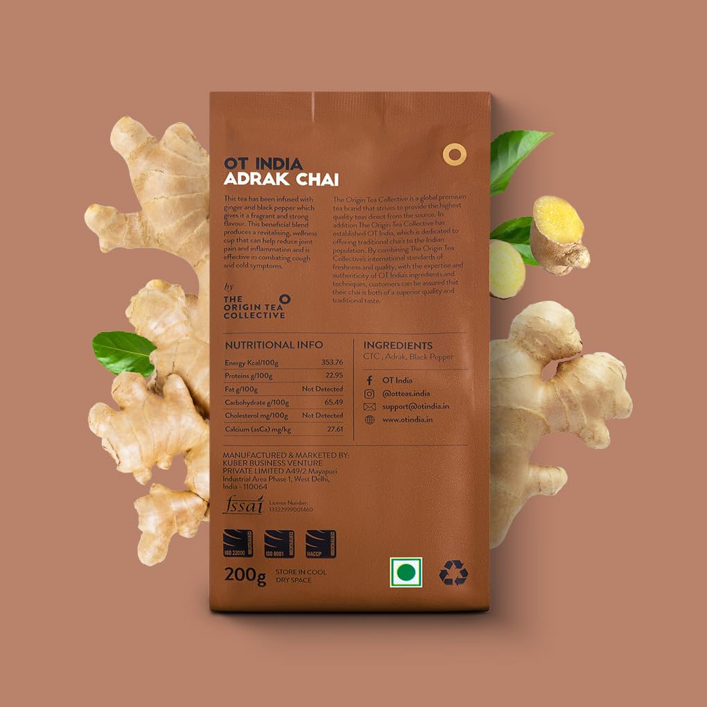 OT India Adrak Chai | Ginger Tea - 200 Gm