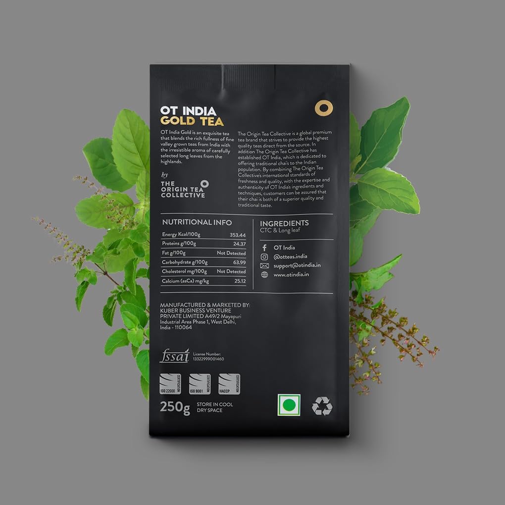 OT India Gold Tea with Extra Darjeeling & Assam Long Leaf- (250 gm)