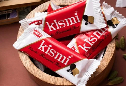 Parle Kismi Elachi Flavoured Toffee Bar, 14gram Each (Pack of 10)