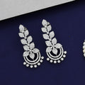 Partywear Silver Diamond Party Necklace – A Perfect Blend of Glamour and Sophistication