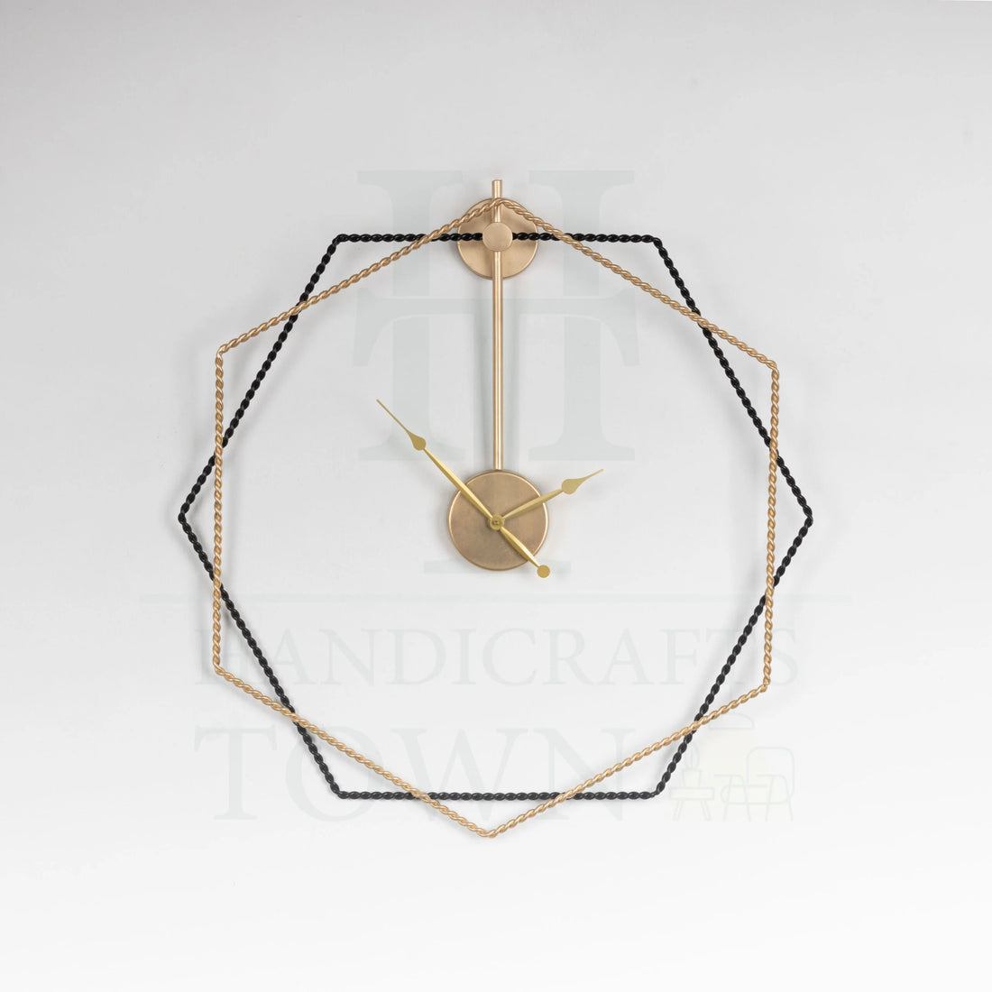 Polygonal Wall Clock – Geometric Elegance for Modern Spaces