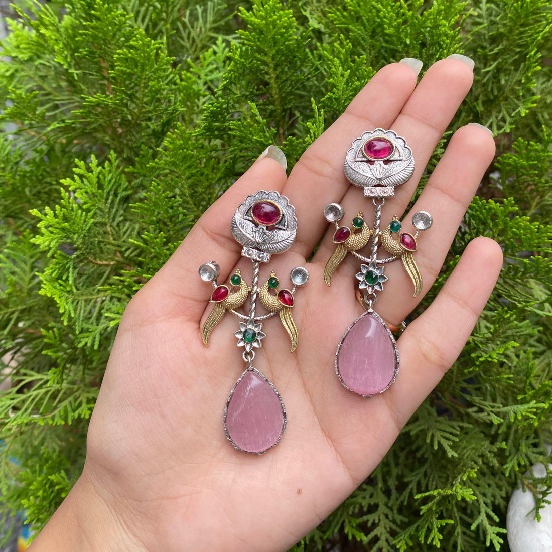 Rose Bloom Teardrop Earrings – A Graceful Blend of Romance and Elegance