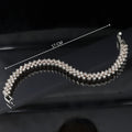 Round Diamond Silver Loose Perfect Fit Bracelet – Effortless Elegance, Perfectly Crafted