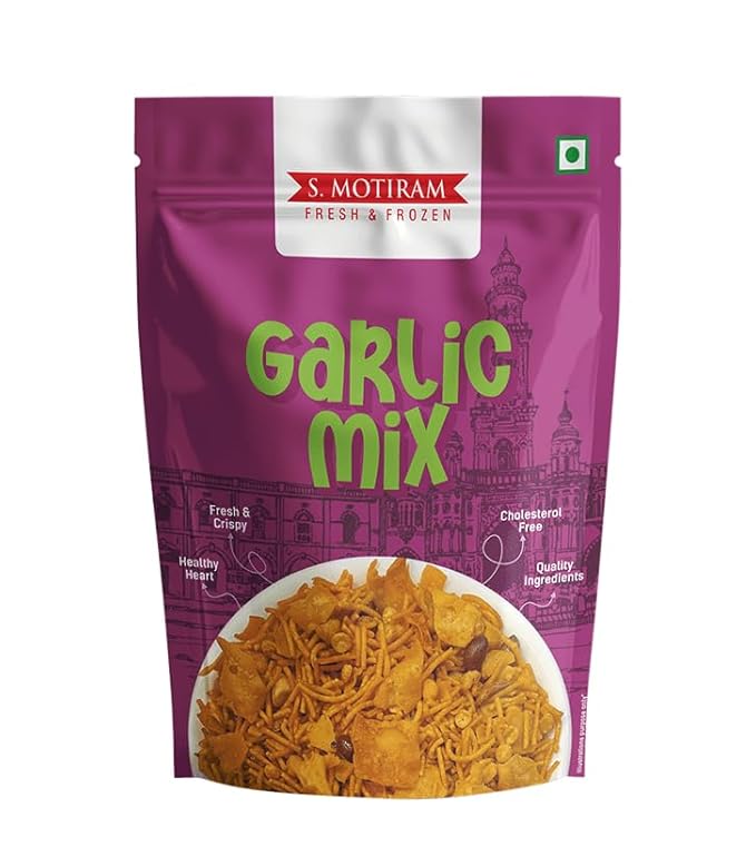 S. Motiram Garlic Mix – A Bold Burst of Garlicky Crunch