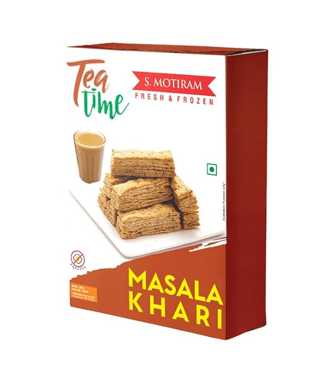 S. Motiram Masala Khari – Flaky Layers with a Spicy Twist