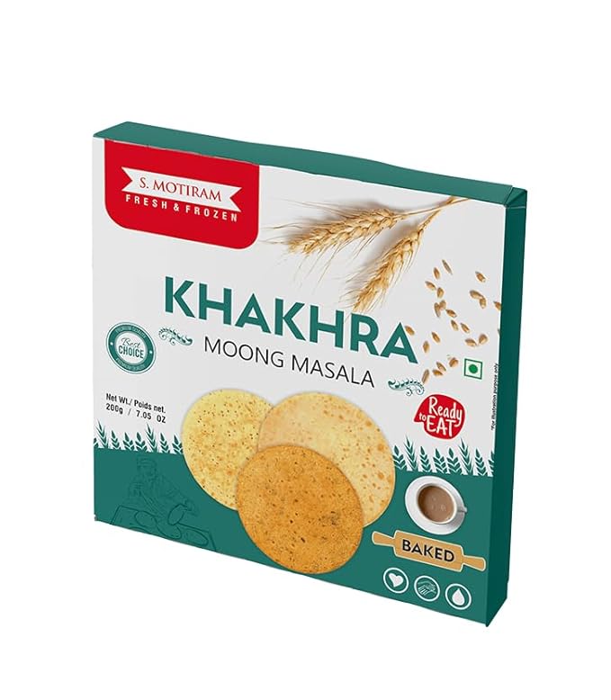 S. Motiram Moong Masala Khakhra – A Crispy Slice of Gujarati Tradition