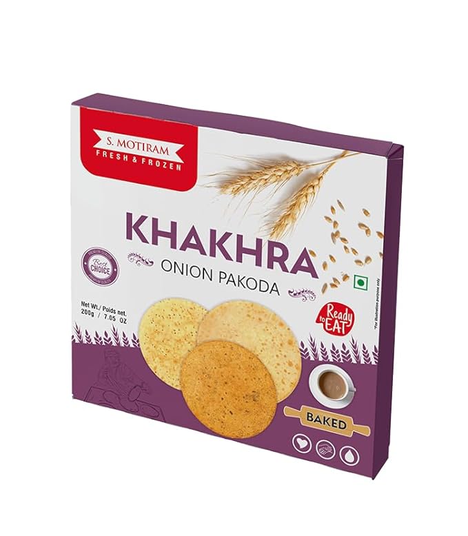 S. Motiram Onion Pakoda Khakhra – A Crispy Twist on a Street-Style Classic