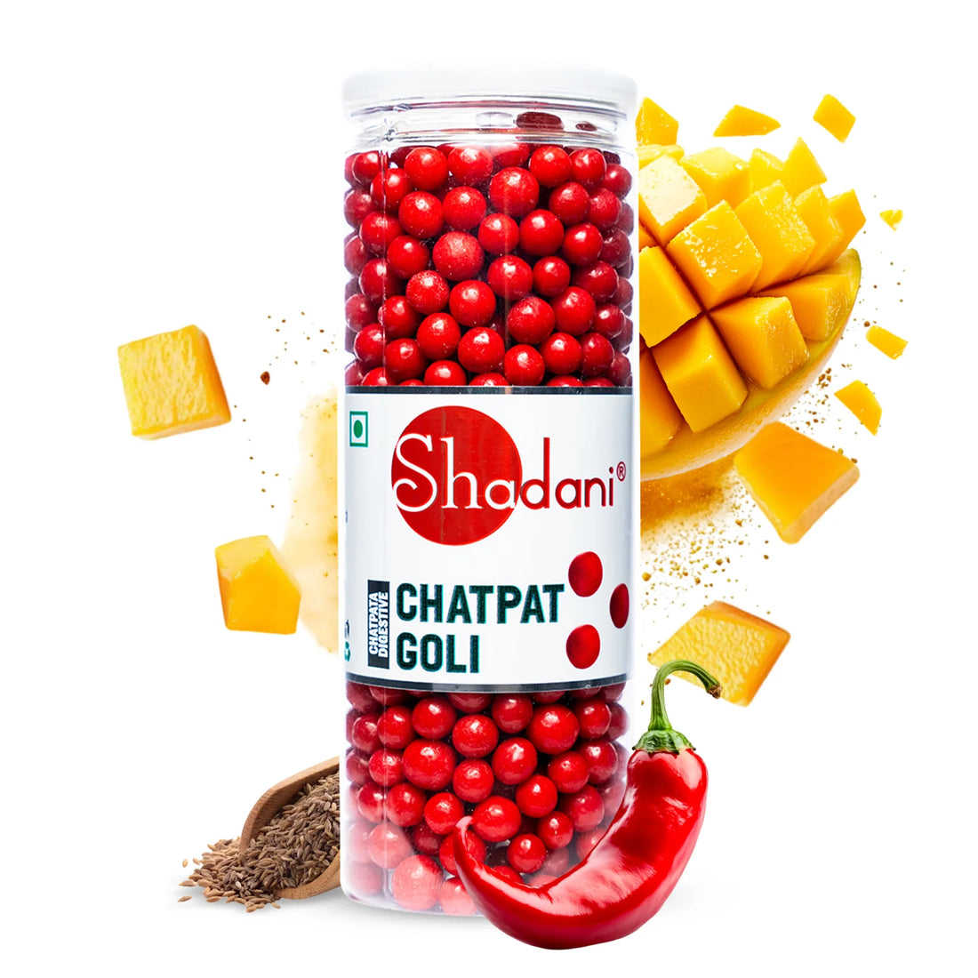 Shadani Chatpat Goli – Spicy & Tangy Digestive Treat | 200g