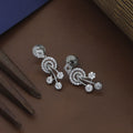 Shine Polish Silver Party Necklace with Mini Earrings – Sparkle and Shine for Every Celebration