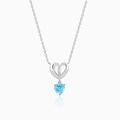 Silver Adore Love Pendant With Link Chain – A Whisper of Romance in Pure 925 Silver