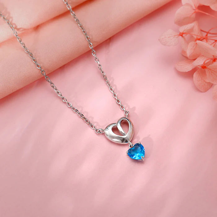 Silver Adore Love Pendant With Link Chain – A Whisper of Romance in Pure 925 Silver