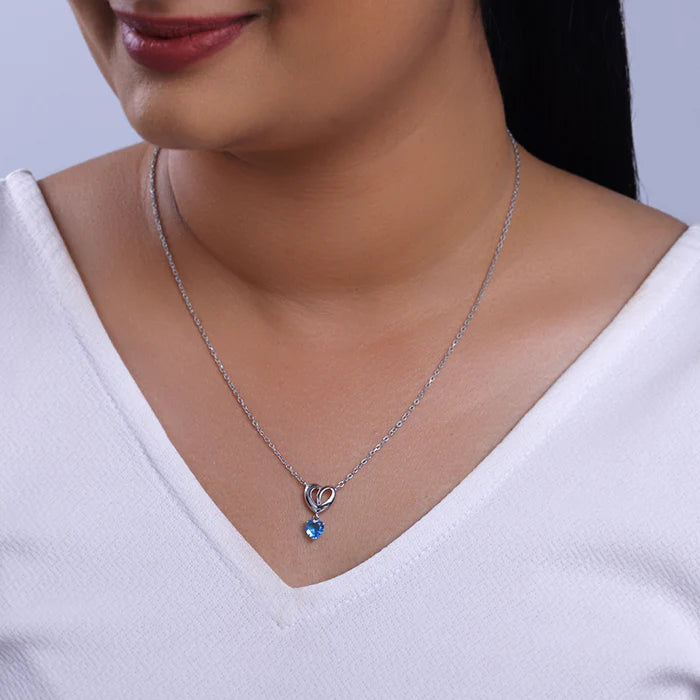 Silver Adore Love Pendant With Link Chain – A Whisper of Romance in Pure 925 Silver