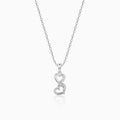 Silver All Hearts Pendant With Link Chain – A Celebration of Love in Every Form, in Pure 925 Silver