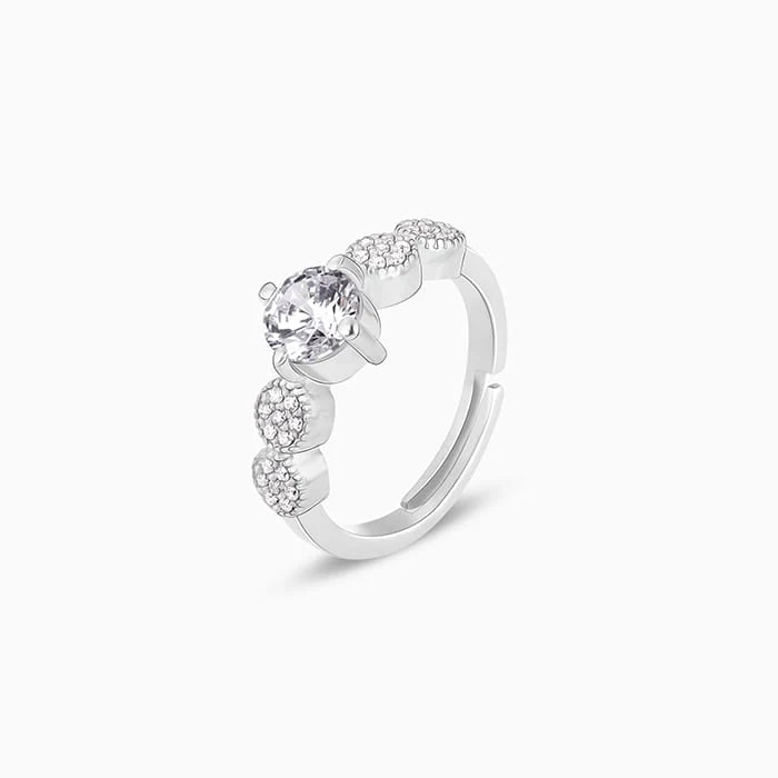 Silver Attracted To You Ring Made With Pure 925 Silver