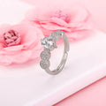 Silver Attracted To You Ring Made With Pure 925 Silver