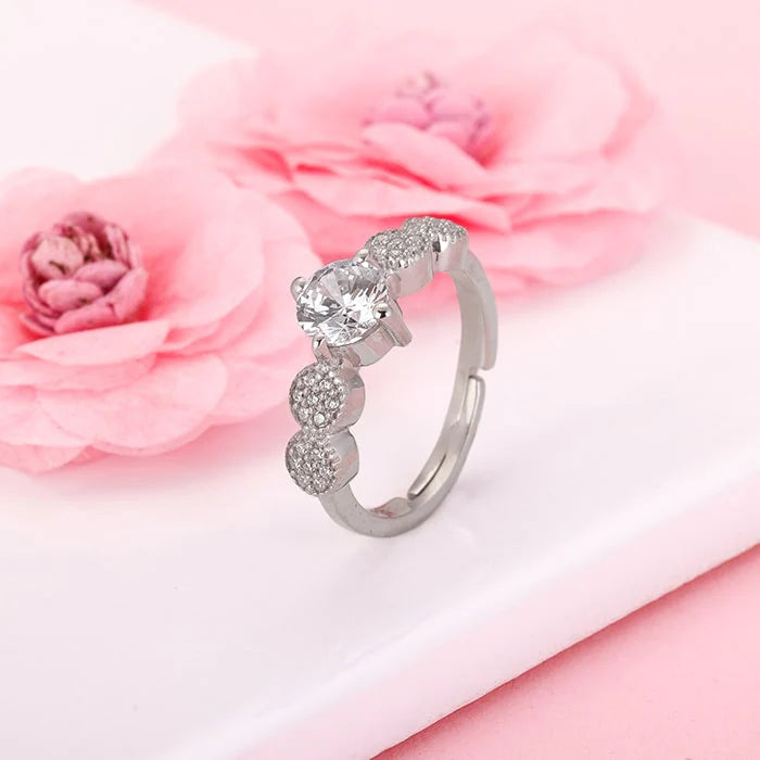 Silver Attracted To You Ring Made With Pure 925 Silver