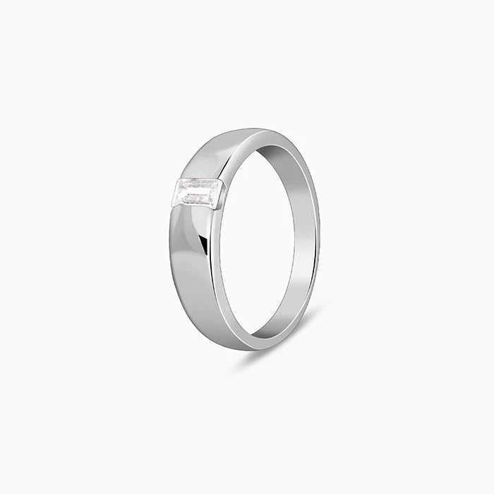Silver Blaze Ring for Him – Ignite Your Style with Fierce Elegance