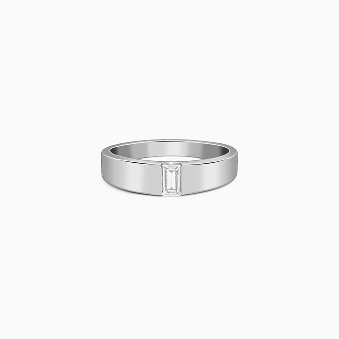 Silver Blaze Ring for Him – Ignite Your Style with Fierce Elegance