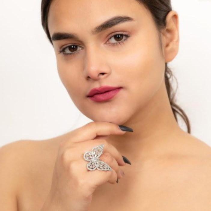 Silver Butterfly Dream Ring – Grace That Glitters