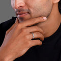 Silver Classic Chain Ring for Him – Strength Woven in Silver