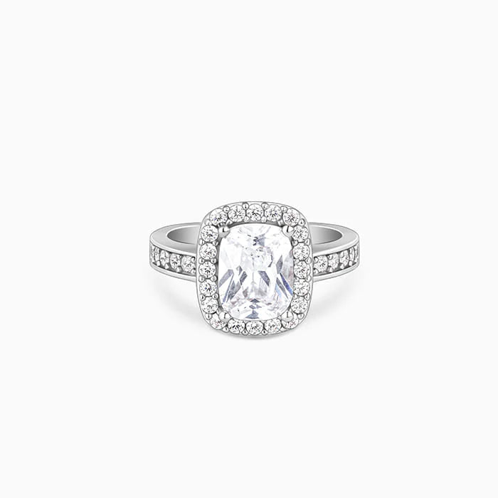 Silver Classic Solitaire Ring – Timeless Elegance, Captured in a Sparkle