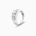 Silver Classic Stud Ring For Him – Strength in Simplicity