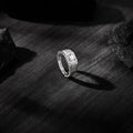 Silver Classic Stud Ring For Him – Strength in Simplicity