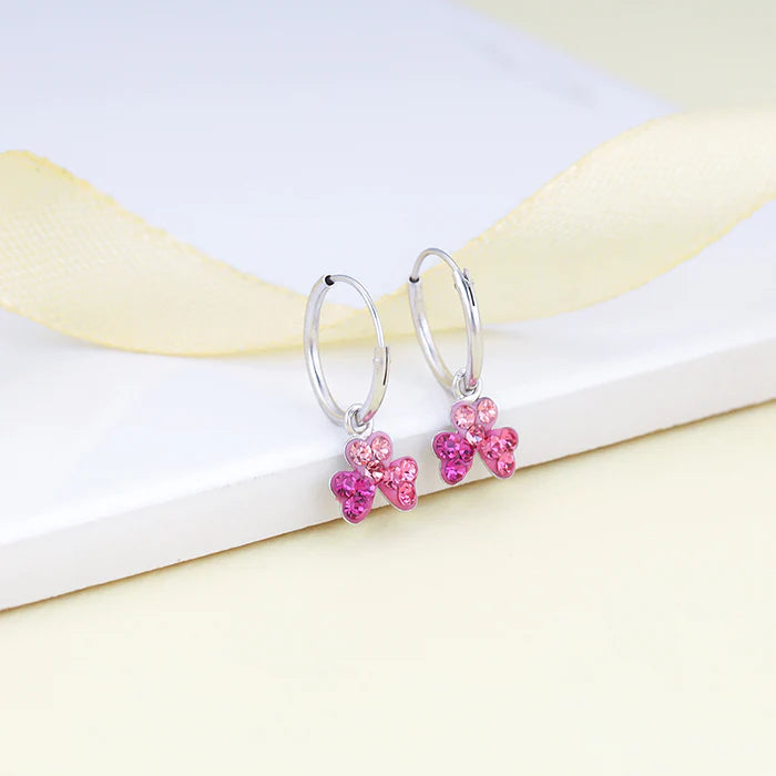 Silver Clover Kids Hoop Earrings – Lucky Charm in Pure 925 Silver